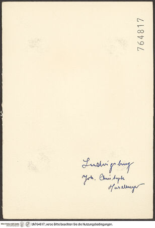 Rückseite von bh764817_recto