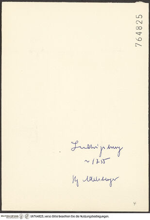 Rückseite von bh764825_recto