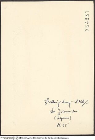 Rückseite von bh764831_recto