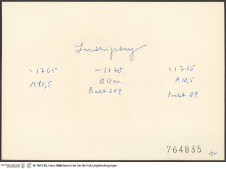 Rückseite von bh764835_recto