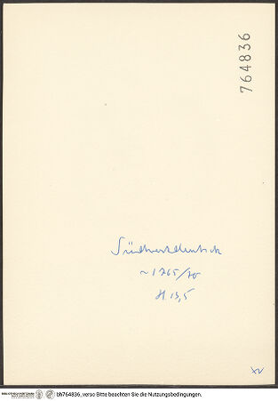 Rückseite von bh764836_recto