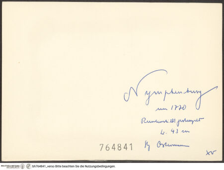 Rückseite von bh764841_recto