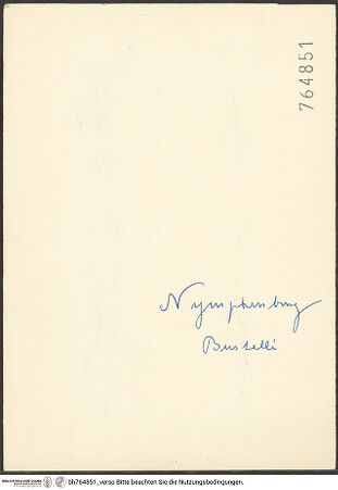 Rückseite von bh764851_recto