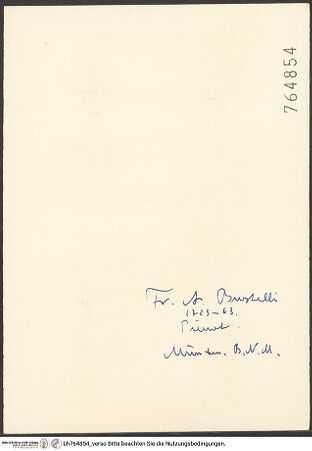 Rückseite von bh764854_recto