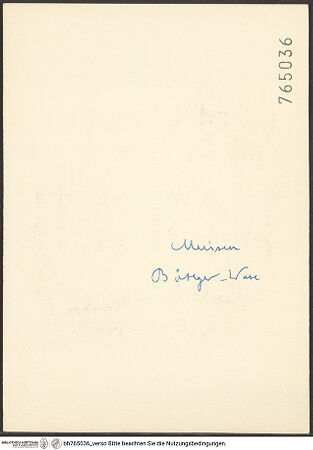 Rückseite von bh765036_recto