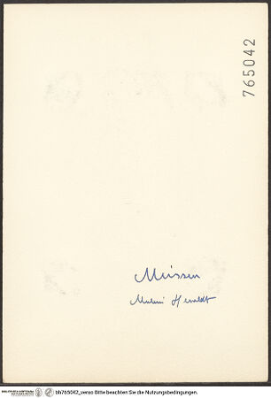 Rückseite von bh765042_recto