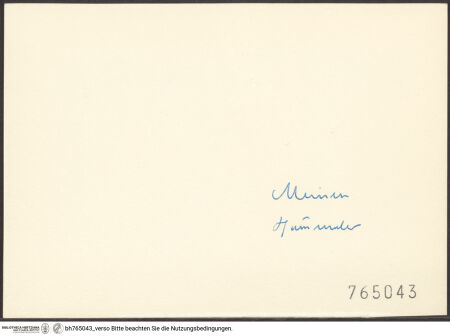 Rückseite von bh765043_recto