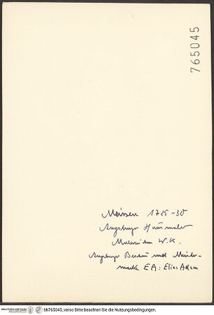 Rückseite von bh765045_recto