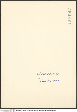 Rückseite von bh765047_recto