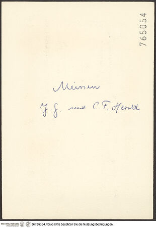 Rückseite von bh765054_recto