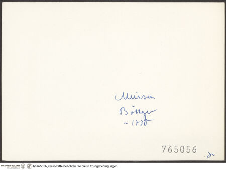 Rückseite von bh765056_recto