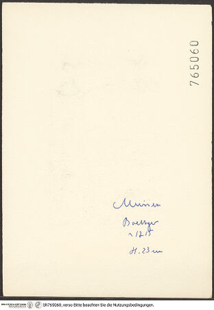 Rückseite von bh765060_recto