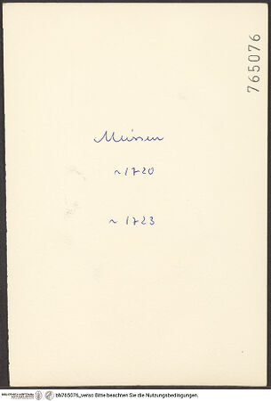 Rückseite von bh765076_recto