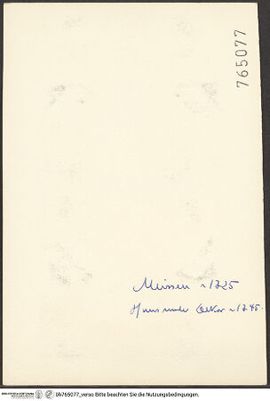 Rückseite von bh765077_recto