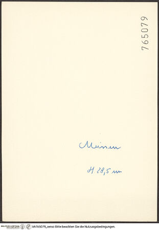 Rückseite von bh765079_recto