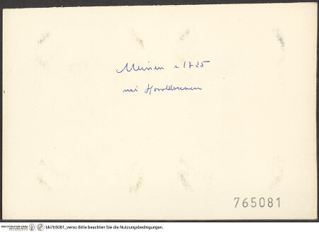 Rückseite von bh765081_recto