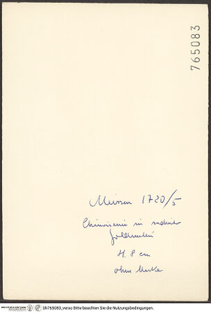 Rückseite von bh765083_recto