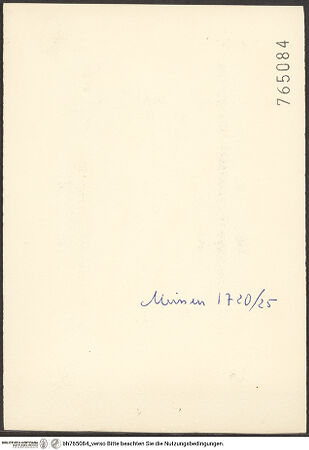 Rückseite von bh765084_recto