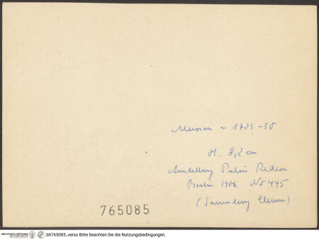 Rückseite von bh765085_recto