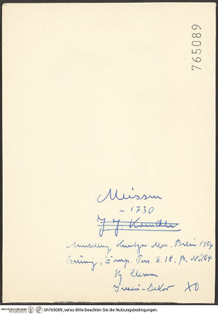 Rückseite von bh765089_recto