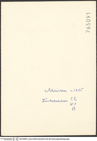 Rückseite von bh765091_recto