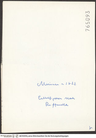 Rückseite von bh765093_recto