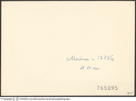 Rückseite von bh765095_recto