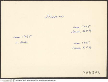 Rückseite von bh765096_recto