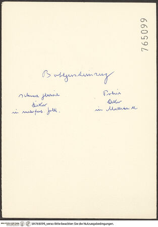 Rückseite von bh765099_recto