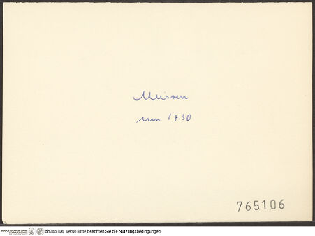 Rückseite von bh765106_recto