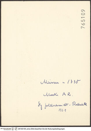 Rückseite von bh765109_recto