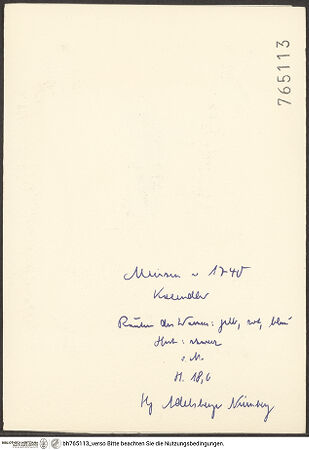 Rückseite von bh765113_recto