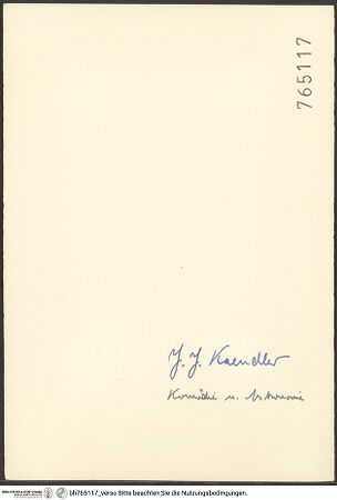 Rückseite von bh765117_recto