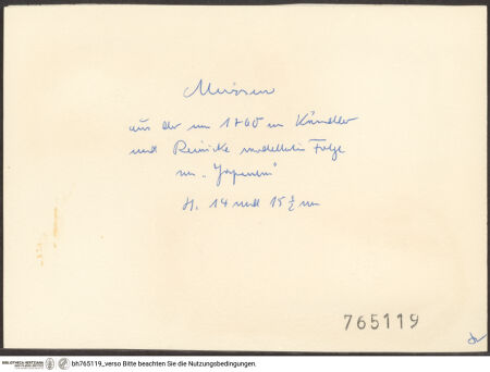 Rückseite von bh765119_recto