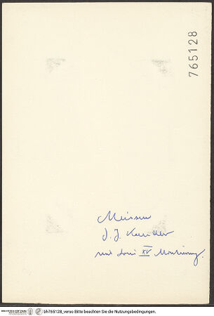 Rückseite von bh765128_recto