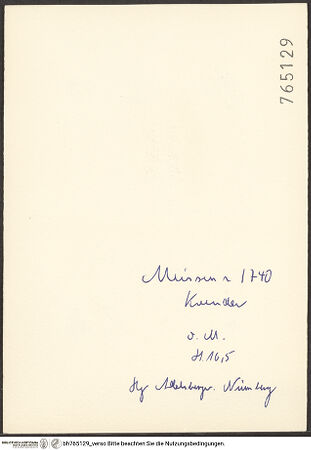 Rückseite von bh765129_recto