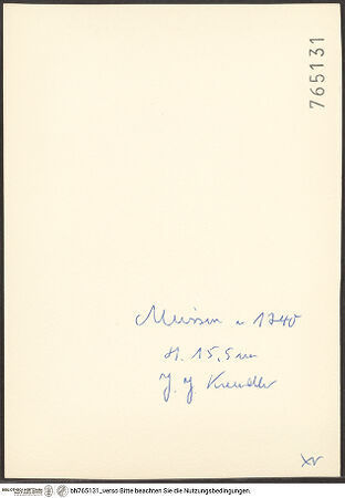 Rückseite von bh765131_recto