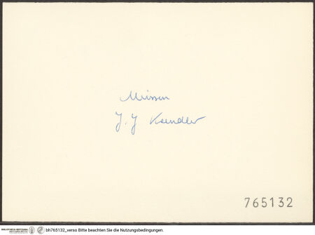 Rückseite von bh765132_recto