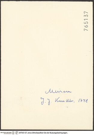 Rückseite von bh765137_recto