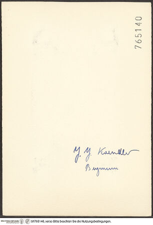 Rückseite von bh765140_recto