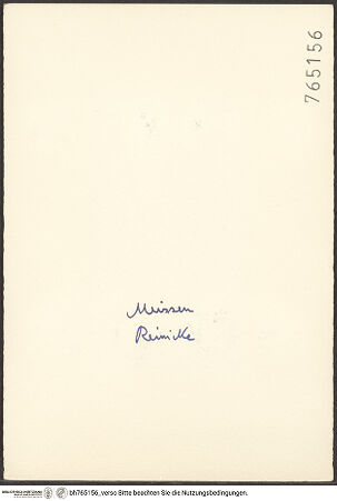 Rückseite von bh765156_recto