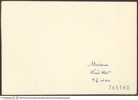 Rückseite von bh765160_recto