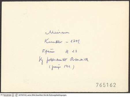 Rückseite von bh765162_recto