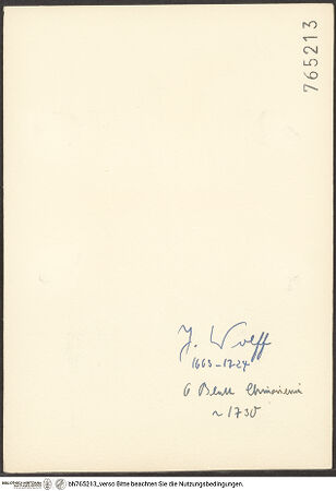 Rückseite von bh765213_recto