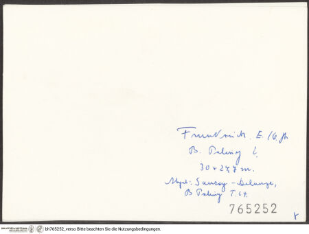 Rückseite von bh765252_recto