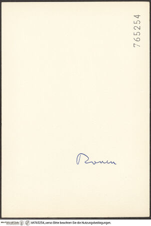 Rückseite von bh765254_recto