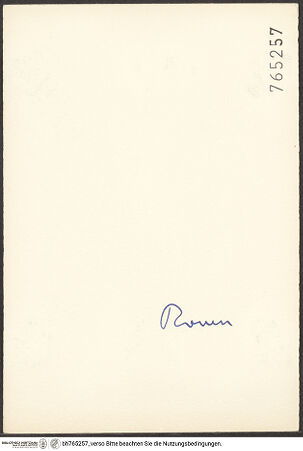 Rückseite von bh765257_recto