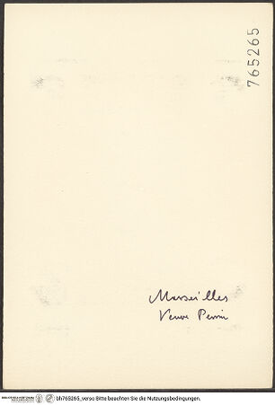 Rückseite von bh765265_recto