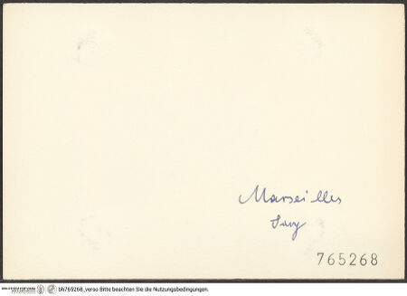 Rückseite von bh765268_recto