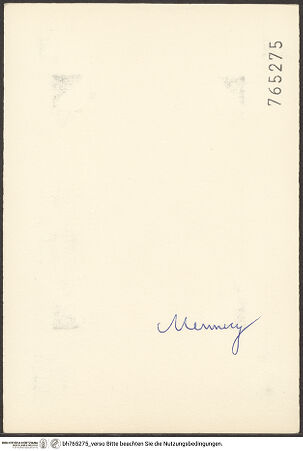 Rückseite von bh765275_recto